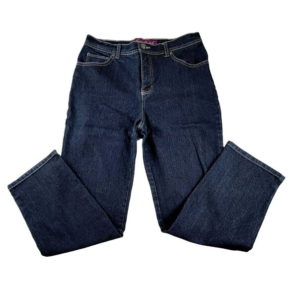 Gloria Vanderbilt Womens Jeans Dark Wash Amanda size 10 Petite  JH1587611 - Picture 1 of 5